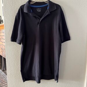 Croft & Barrow Men’s Black Polo Shirt size Medium Short Sleeves